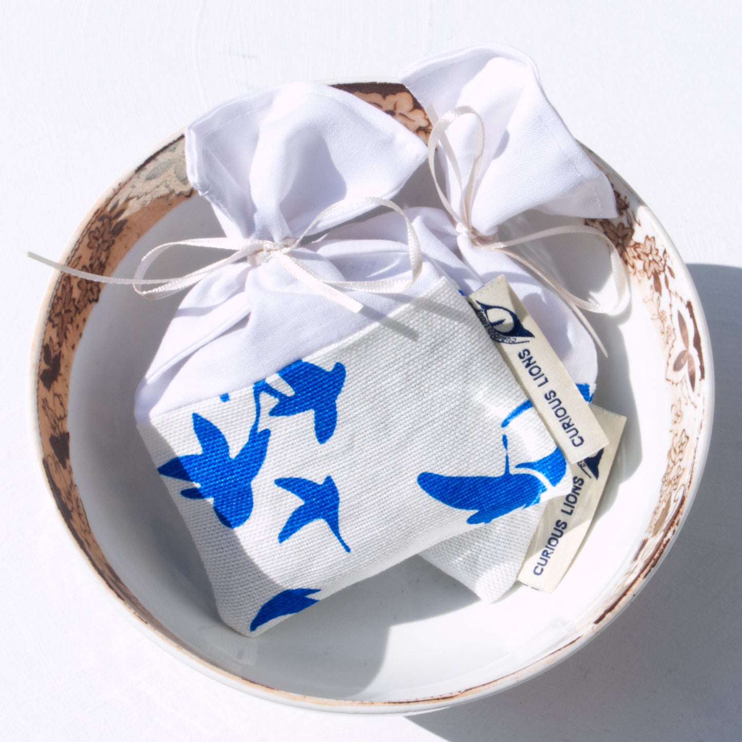 Lavender pouch - screen printed