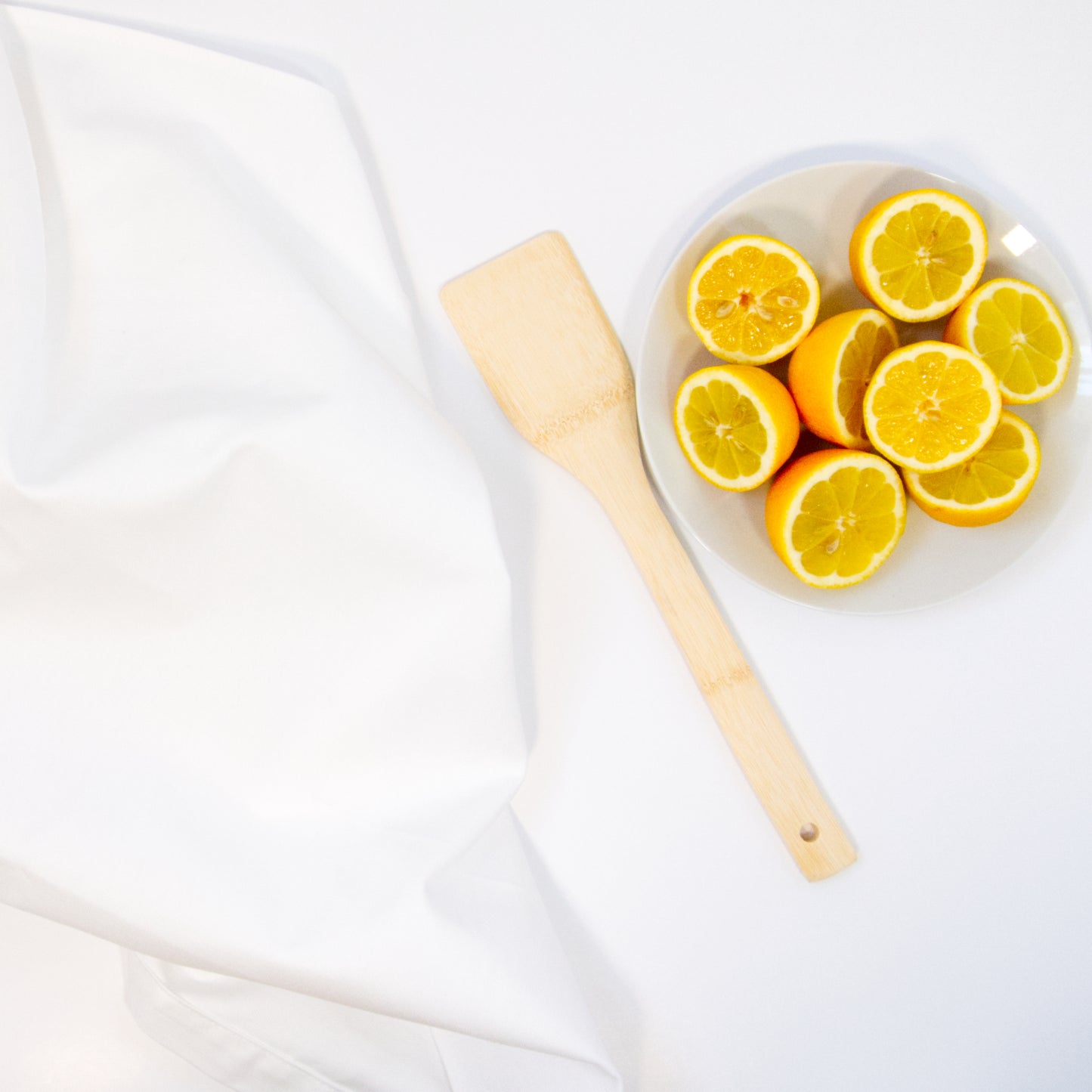 Lemons tea towels - screen printed