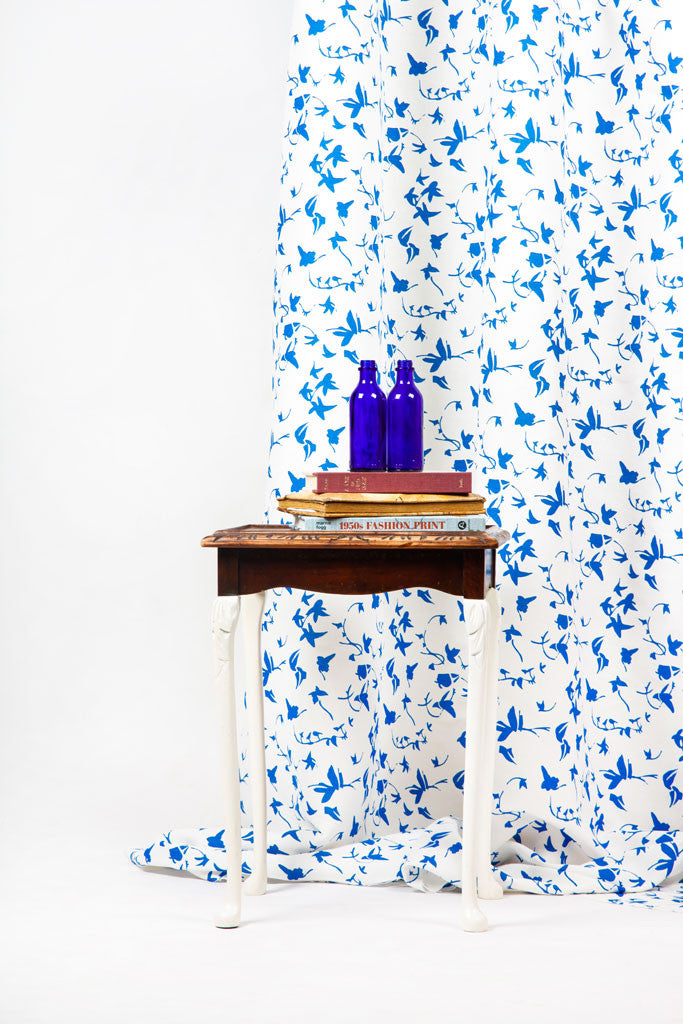 Ivy fabric - screen printed