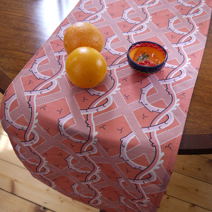 Coral Trellis - table runner