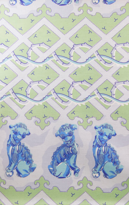 Foo Dog fabric - digital print
