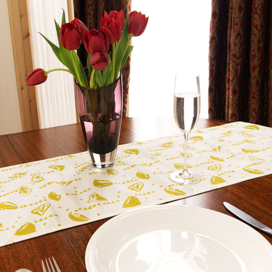 Lemons linen - table runner