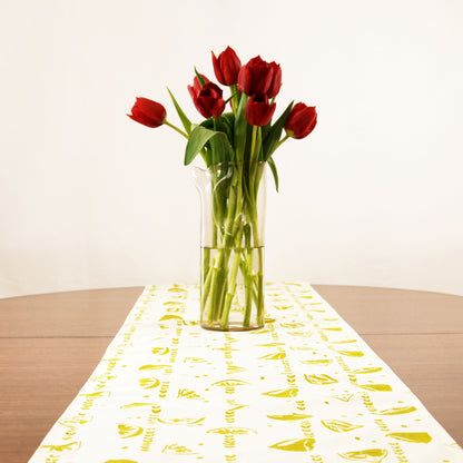 Lemons linen - table runner