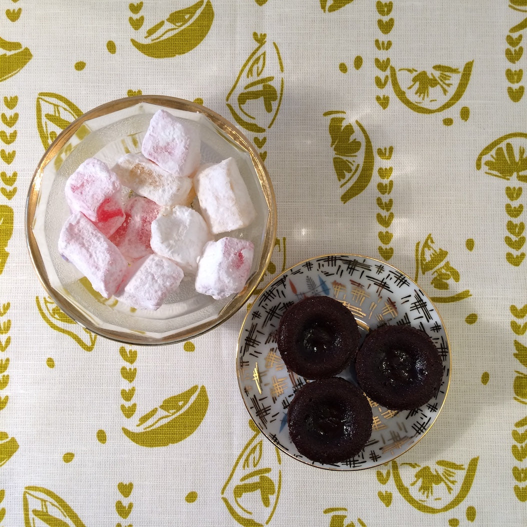 Lemons linen - table runner