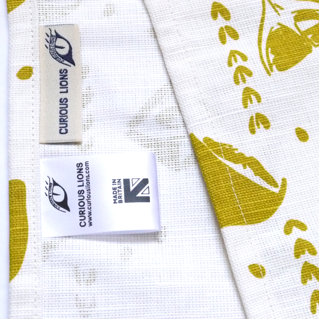 Lemons linen - table runner